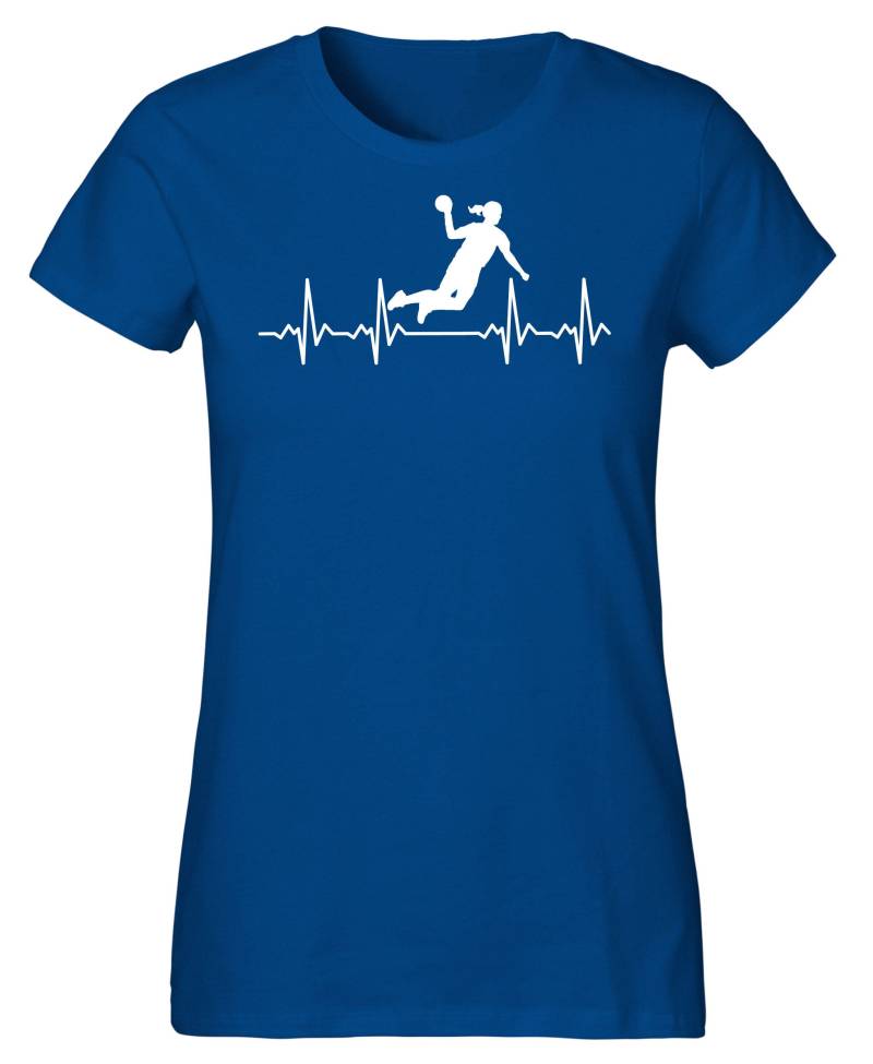 Handball T-Shirt Für Frauen Aus Bio-Baumwolle Von Hand Bedruckt in Deutschland - Perfektes Geschenk von goShirtsDE