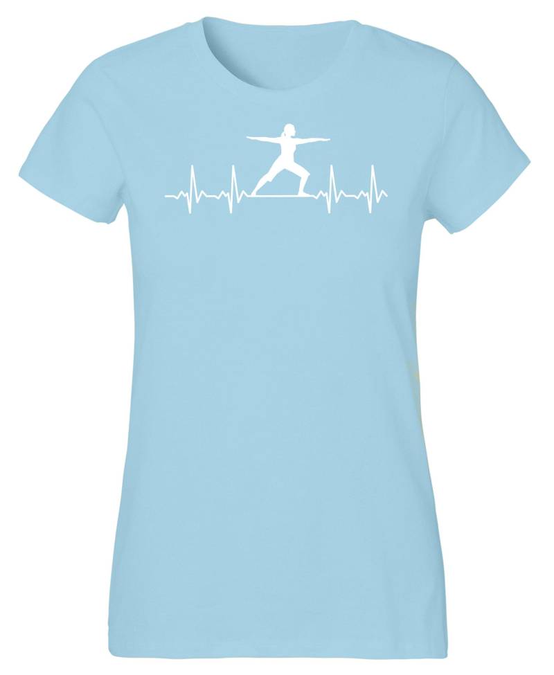 Yoga T-Shirt Für Frauen Aus Fairer Bio-Baumwolle Von Hand Bedruckt in Deutschland - Perfektes Geschenk von goShirtsDE