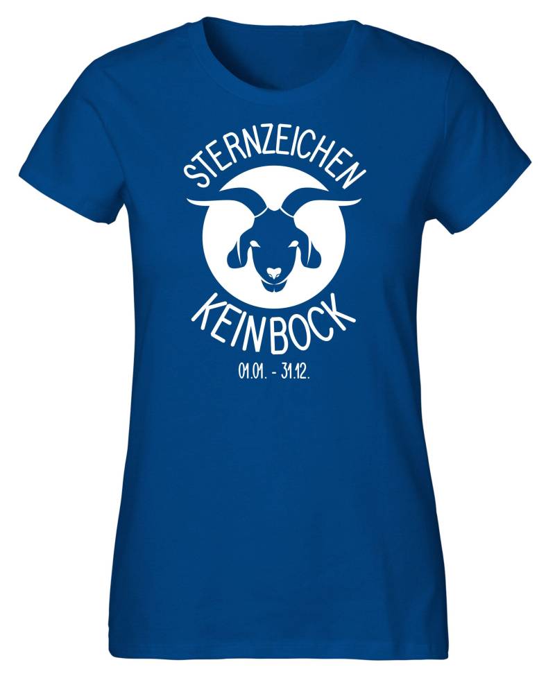 sternzeichen Keinbock T-Shirt Für Frauen Aus Fairer Bio-Baumwolle Von Hand Bedruckt in Deutschland - Perfektes Geschenk von goShirtsDE