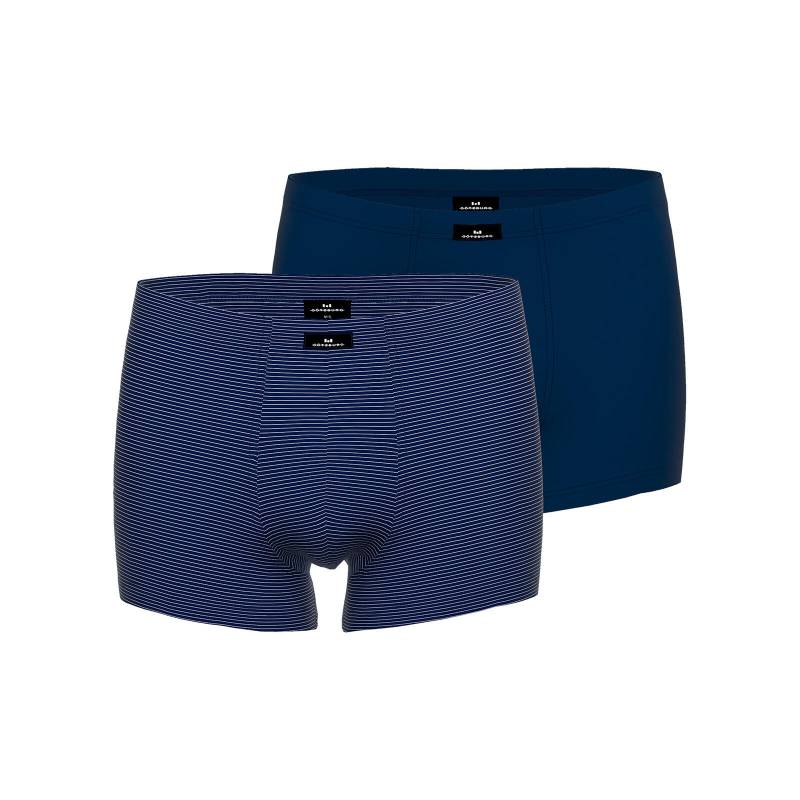 götzburg bodywear - GÖTZBURG Herren Pants quergestreift 5er Pack blau-dunkel-ringel - Gr. - 5 von götzburg bodywear