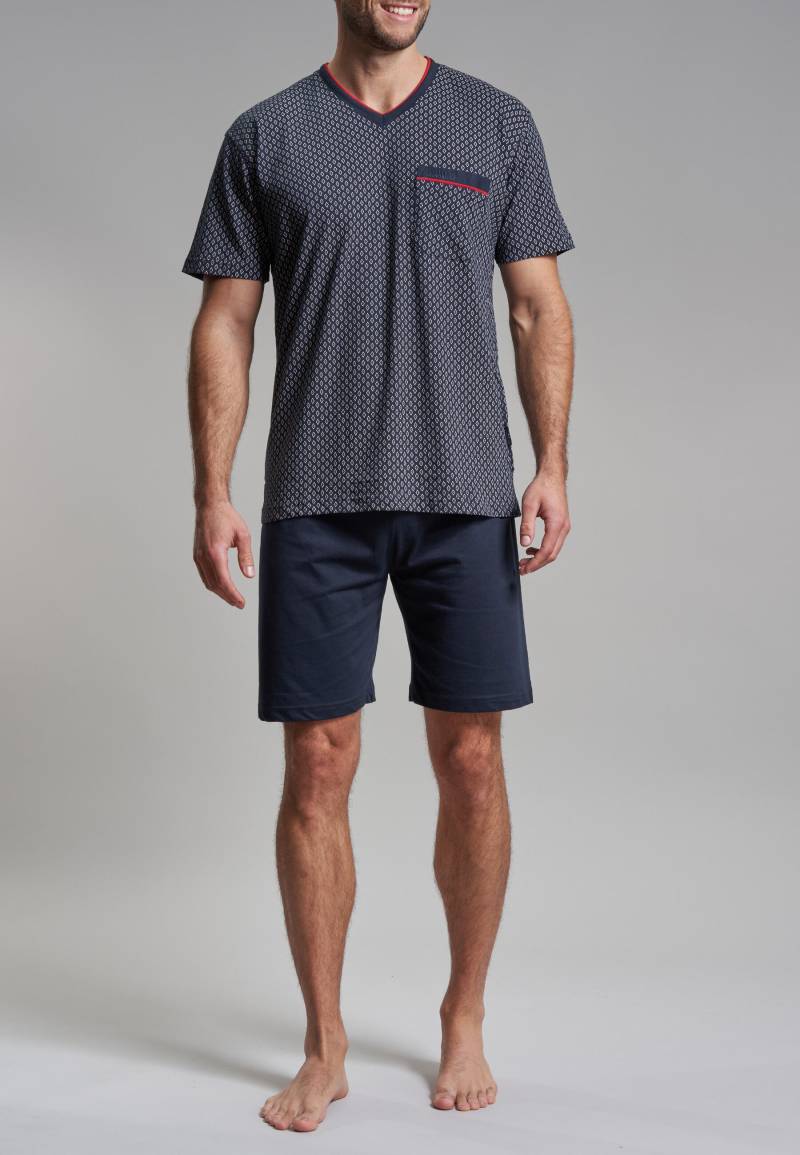 götzburg bodywear - GÖTZBURG Herren Shorty bedruckt 1er Pack navy - Gr. - 56 von götzburg bodywear