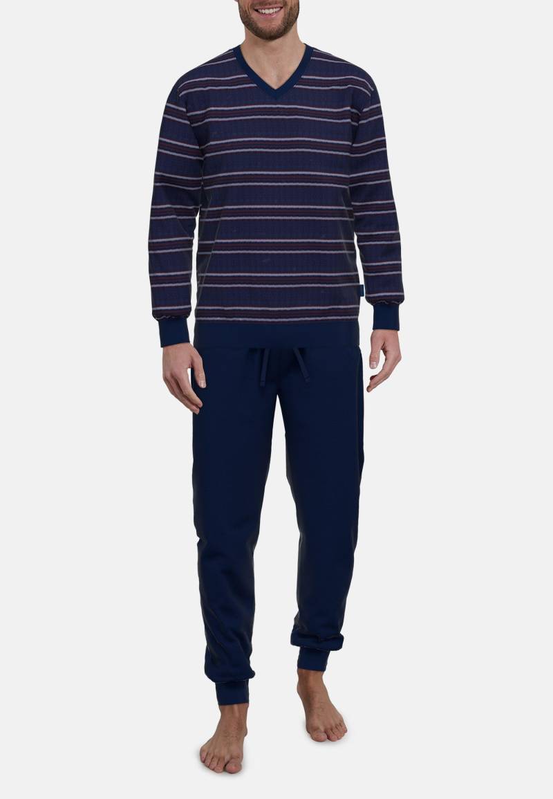 götzburg bodywear - Nachtwäsche Männlich blau-dunkel-ringel - Gr. - 58 von götzburg bodywear