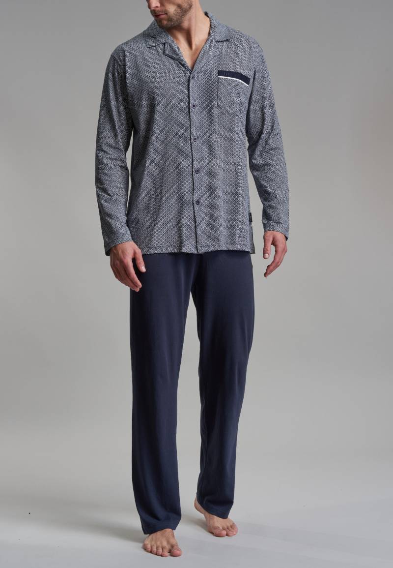 götzburg bodywear - Nachtwäsche Männlich blau-mittel-minimal - Gr. - 58 von götzburg bodywear