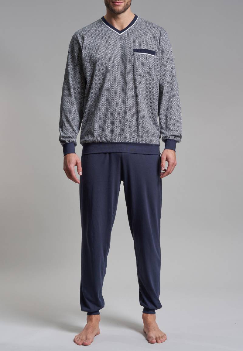 götzburg bodywear - Nachtwäsche Männlich blau-mittel-minimal - Gr. - 58 von götzburg bodywear