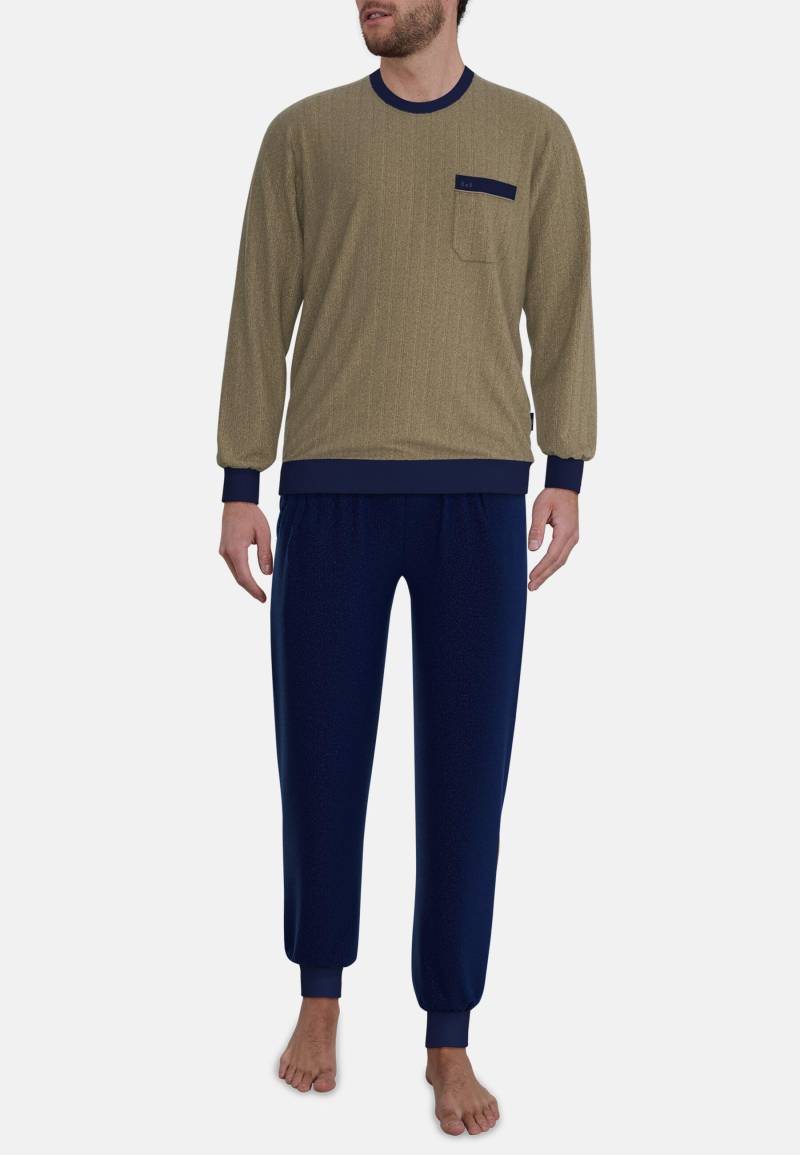 götzburg bodywear - Nachtwäsche Männlich braun-mittel-uni - Gr. - 56 von götzburg bodywear