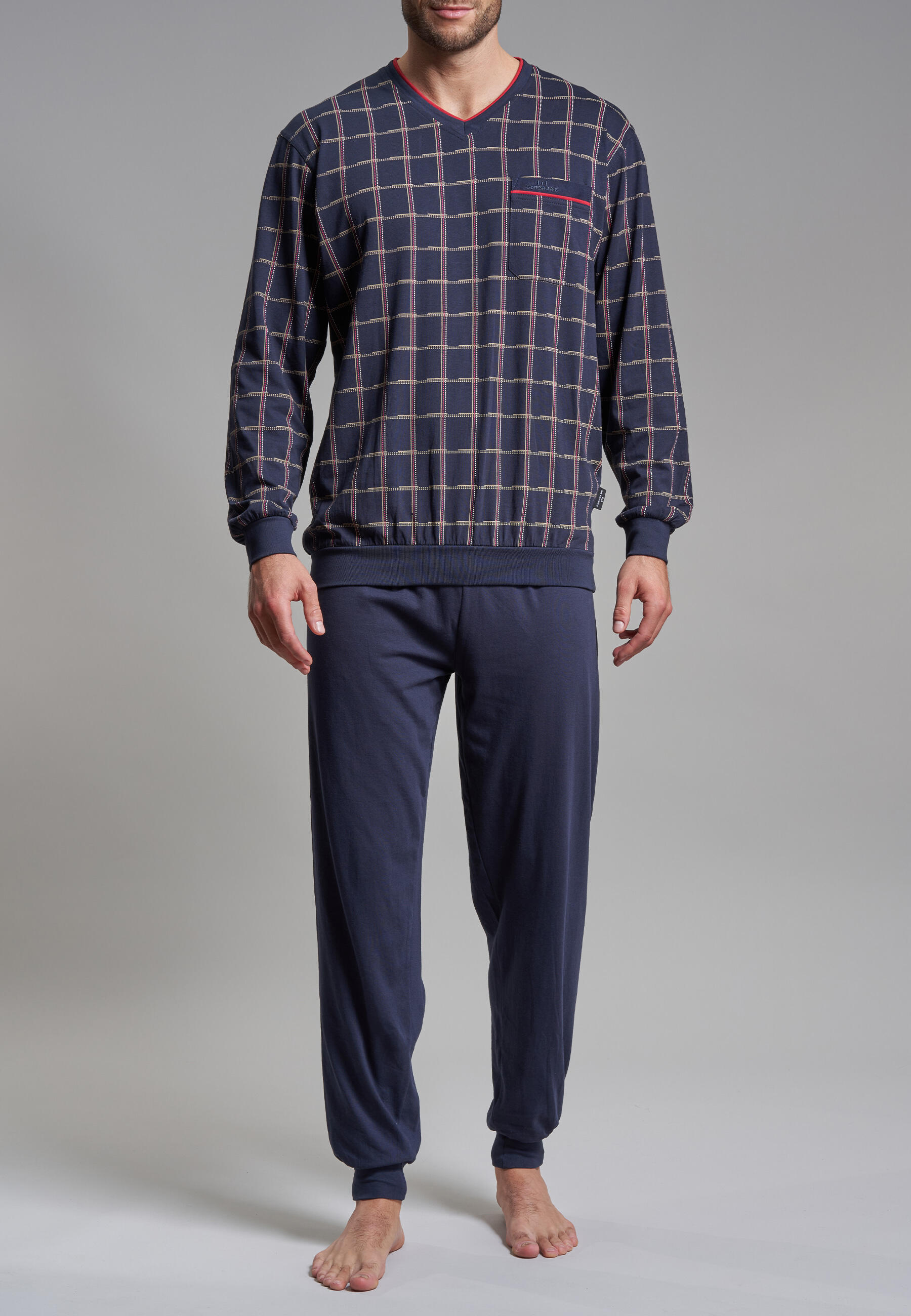 götzburg bodywear - Nachtwäsche Männlich navy - Gr. - 50 von götzburg bodywear