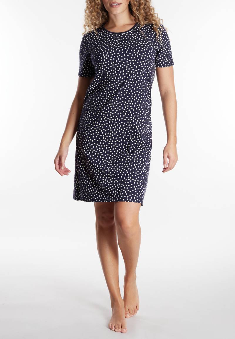 götzburg bodywear - Nachtwäsche Weiblich blau-dunkel-punkte - Gr. - 40 von götzburg bodywear