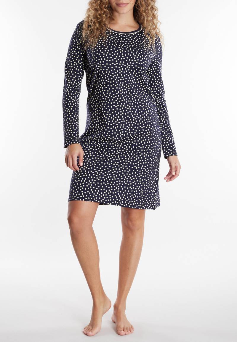 götzburg bodywear - Nachtwäsche Weiblich blau-dunkel-punkte - Gr. - 46 von götzburg bodywear