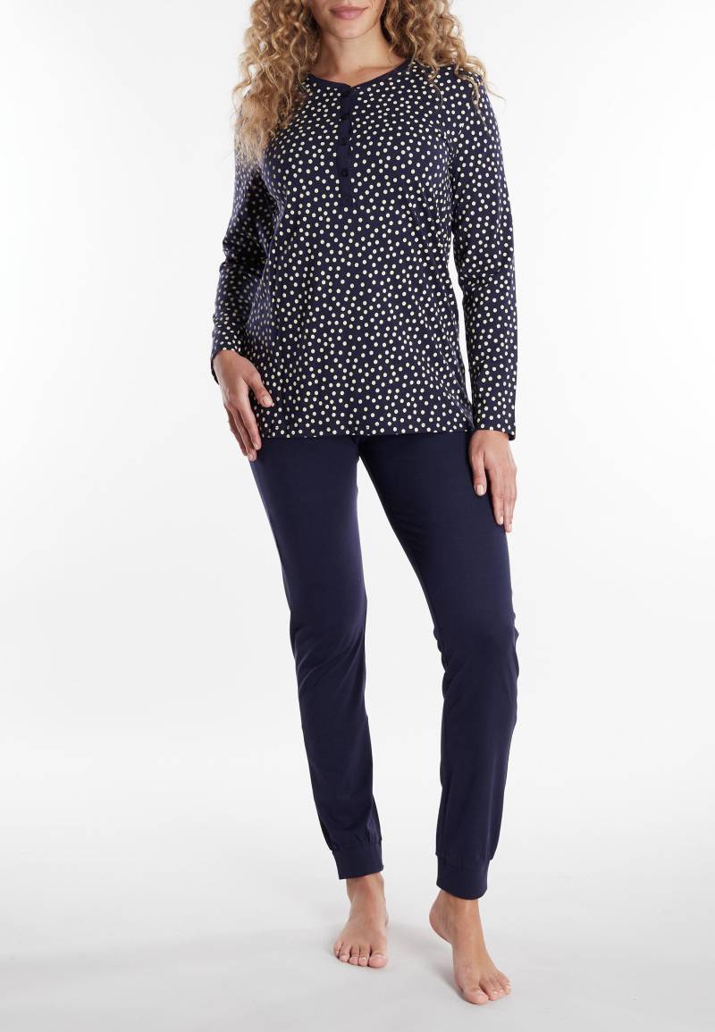 götzburg bodywear - Nachtwäsche Weiblich blau-dunkel-punkte - Gr. - 48 von götzburg bodywear