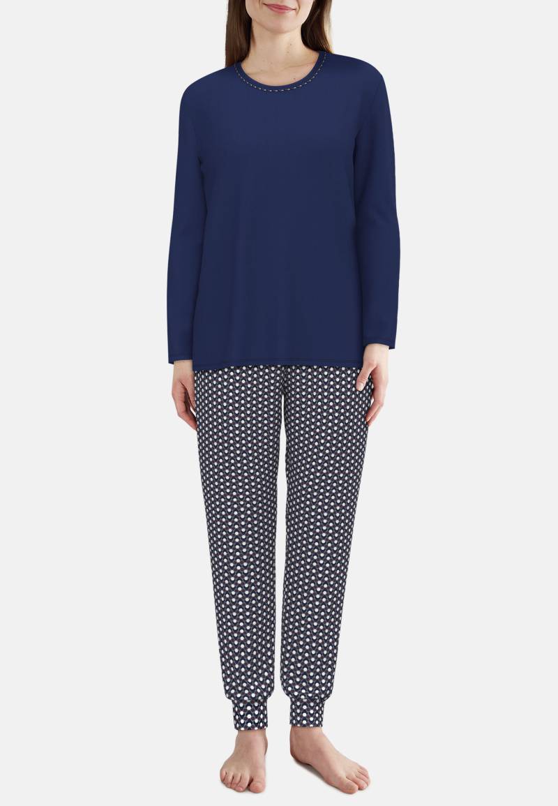 götzburg bodywear - Nachtwäsche Weiblich blau-mittel-allover - Gr. - 44 von götzburg bodywear