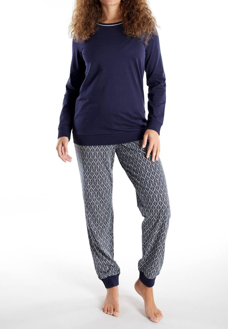 götzburg bodywear - Nachtwäsche Weiblich blau-mittel-allover - Gr. - 48 von götzburg bodywear