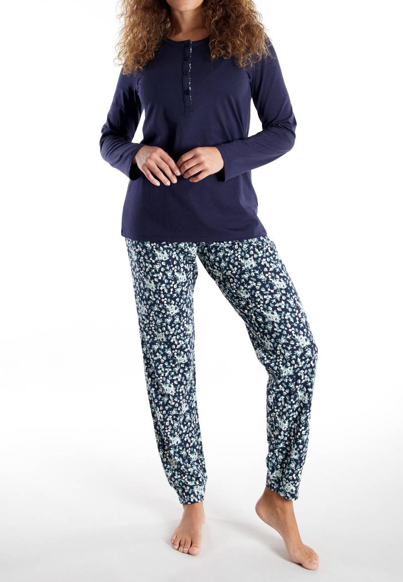 götzburg bodywear - Nachtwäsche Weiblich blau-mittel-allover - Gr. - 52 von götzburg bodywear