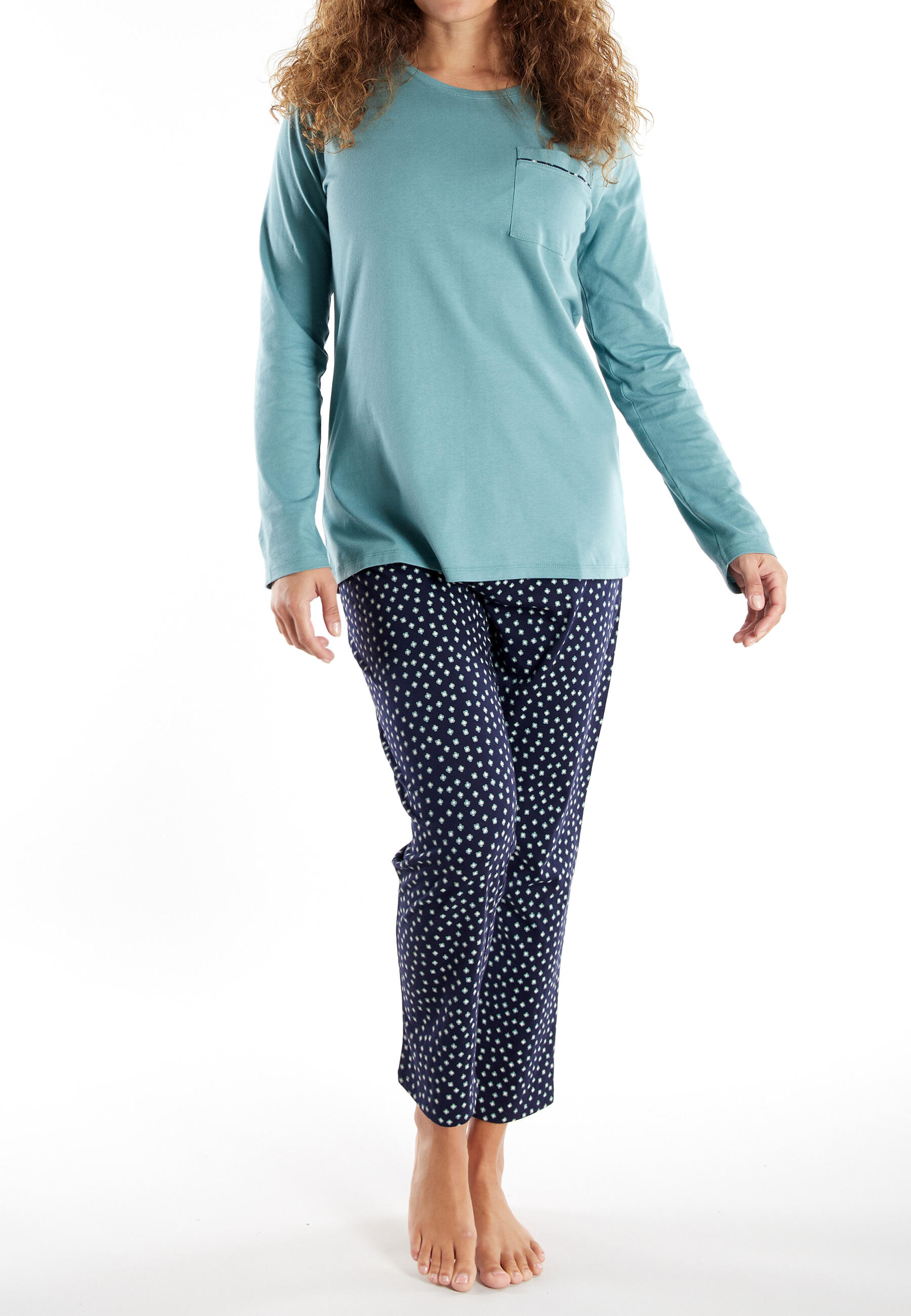 götzburg bodywear - Nachtwäsche Weiblich grün-hell-allover - Gr. - 48 von götzburg bodywear