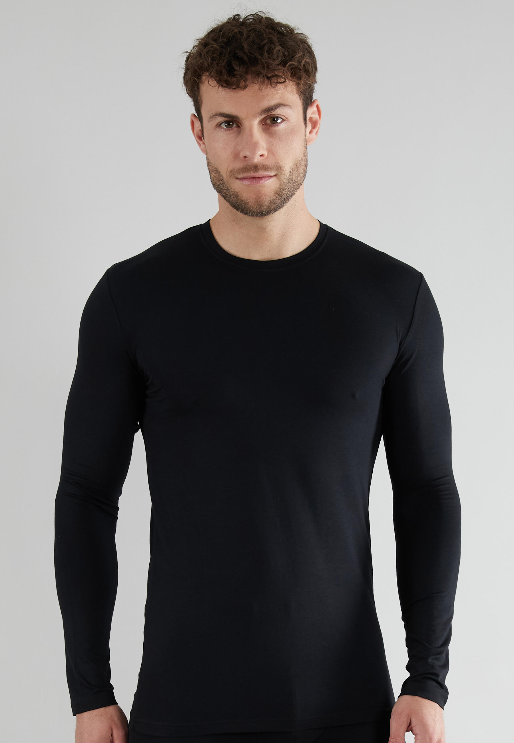 götzburg bodywear - Shirts Männlich schwarz-dunkel-uni - Gr. - 6 von götzburg bodywear