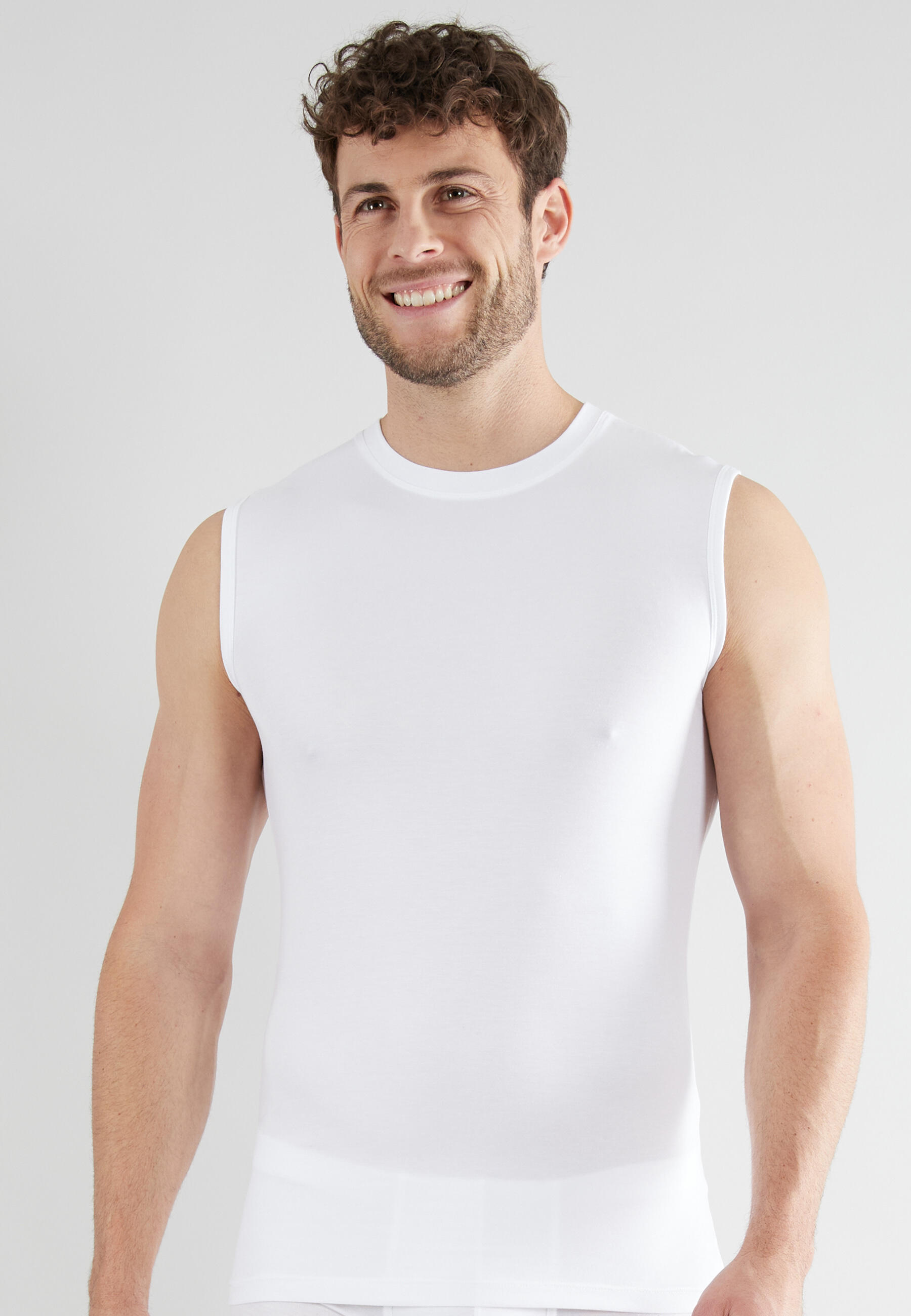 götzburg bodywear - Shirts Männlich weiß-hell-uni - Gr. - 8 von götzburg bodywear