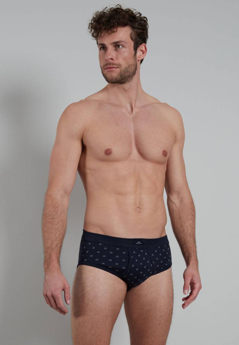 götzburg bodywear - Wäsche Männlich blau-dunkel-allover - Gr. - 5 von götzburg bodywear