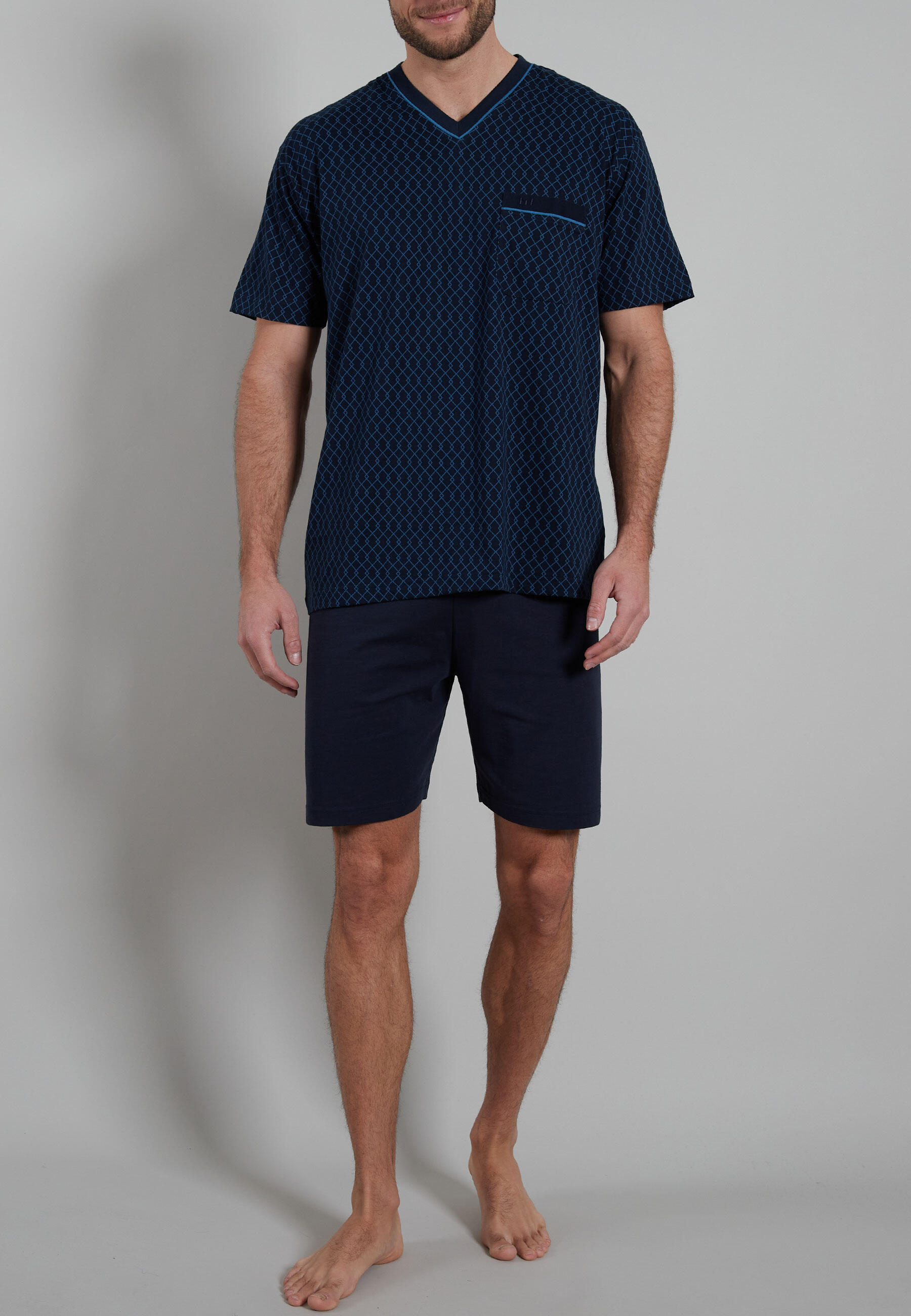 götzburg bodywear - Wäsche Männlich blau-dunkel-allover - Gr. - 56 von götzburg bodywear