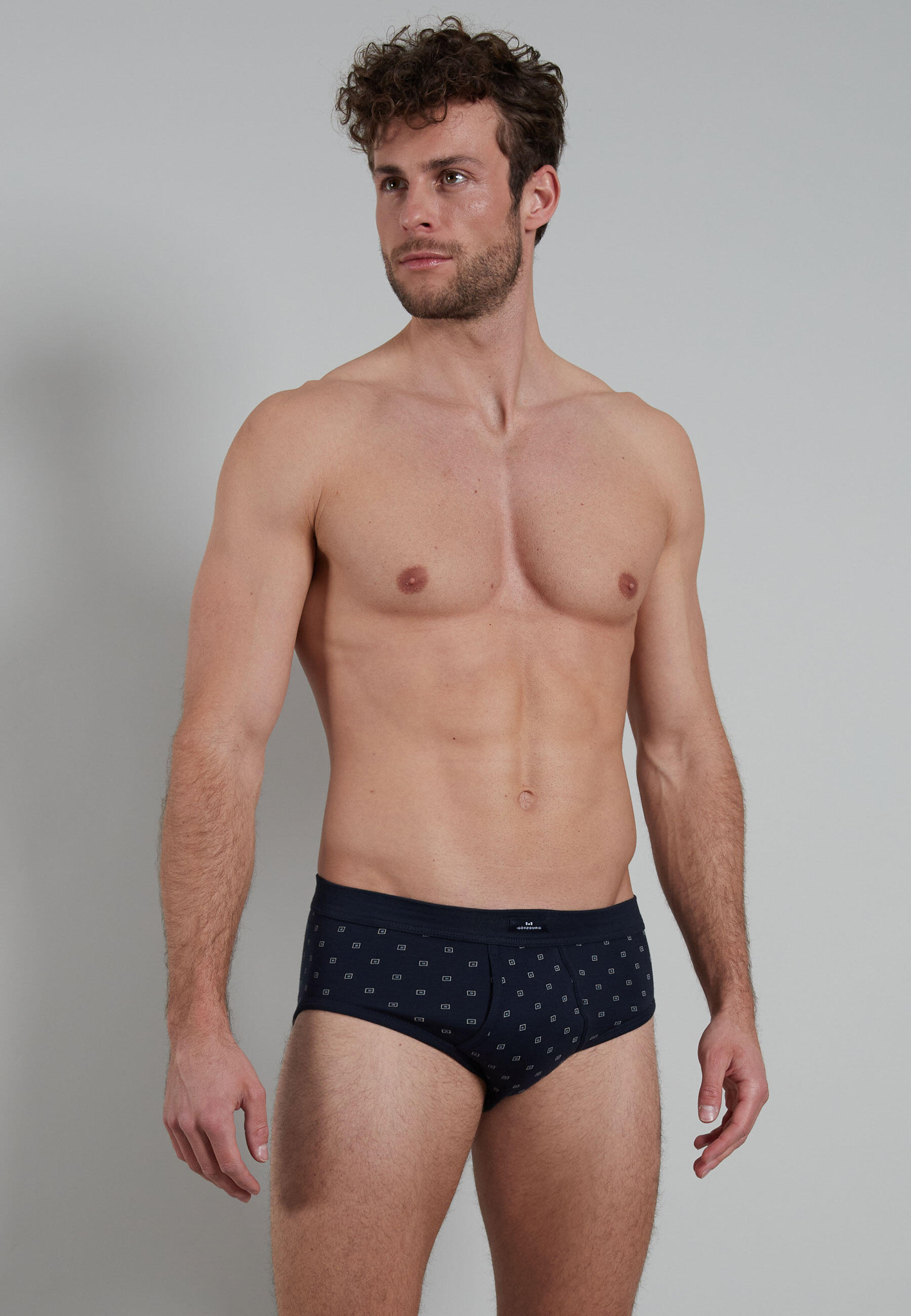 götzburg bodywear - Wäsche Männlich blau-dunkel-allover - Gr. - 9 von götzburg bodywear