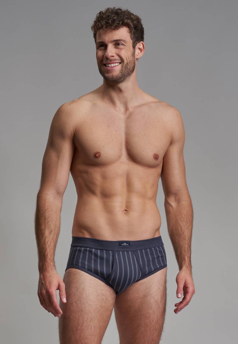 götzburg bodywear - Wäsche Männlich blau-dunkel-streifen - Gr. - 9 von götzburg bodywear