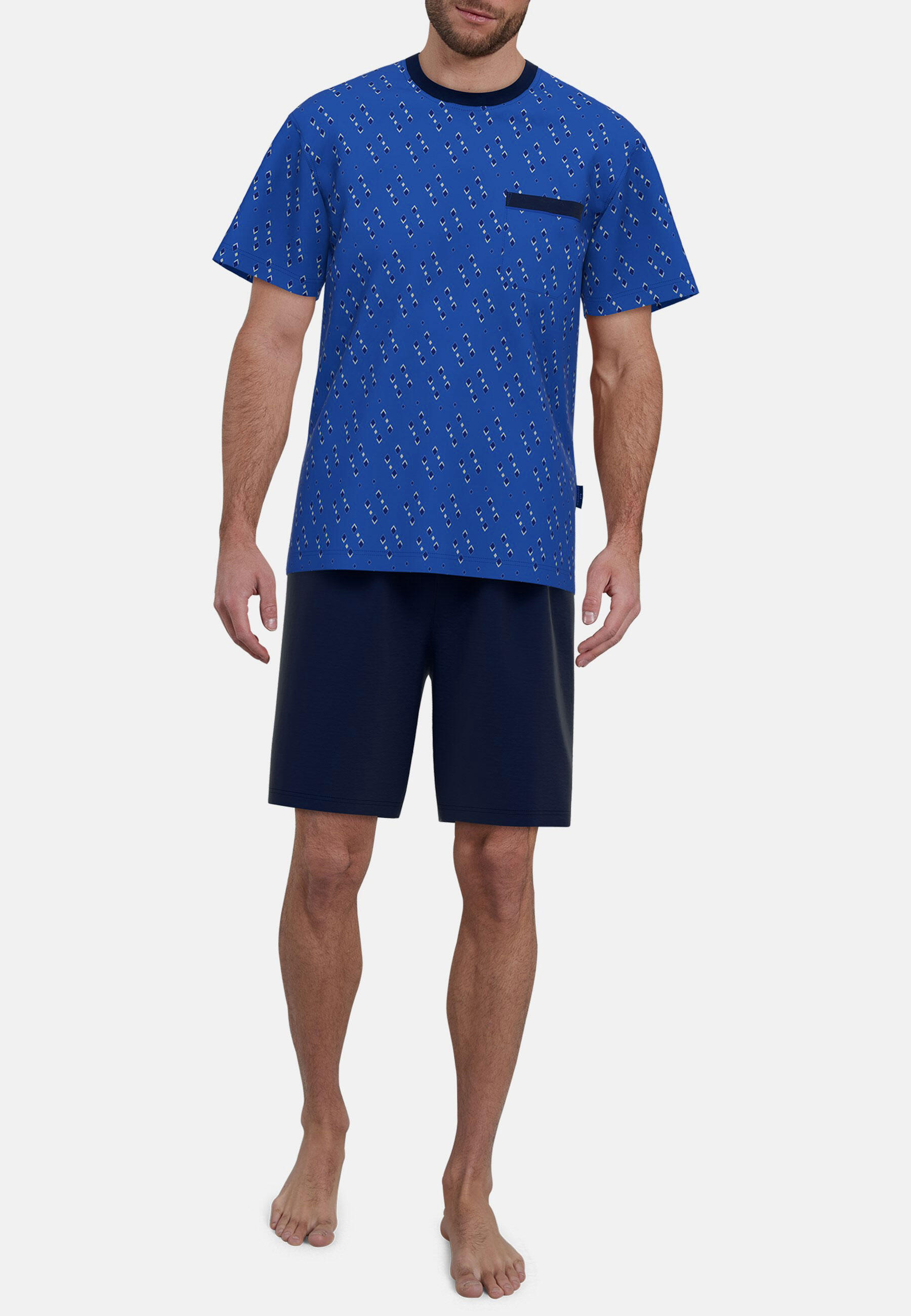 götzburg bodywear - Wäsche Männlich blau-mittel-allover - Gr. - 58 von götzburg bodywear