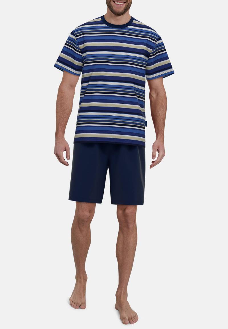 götzburg bodywear - Wäsche Männlich blau-mittel-ringel - Gr. - 50 von götzburg bodywear