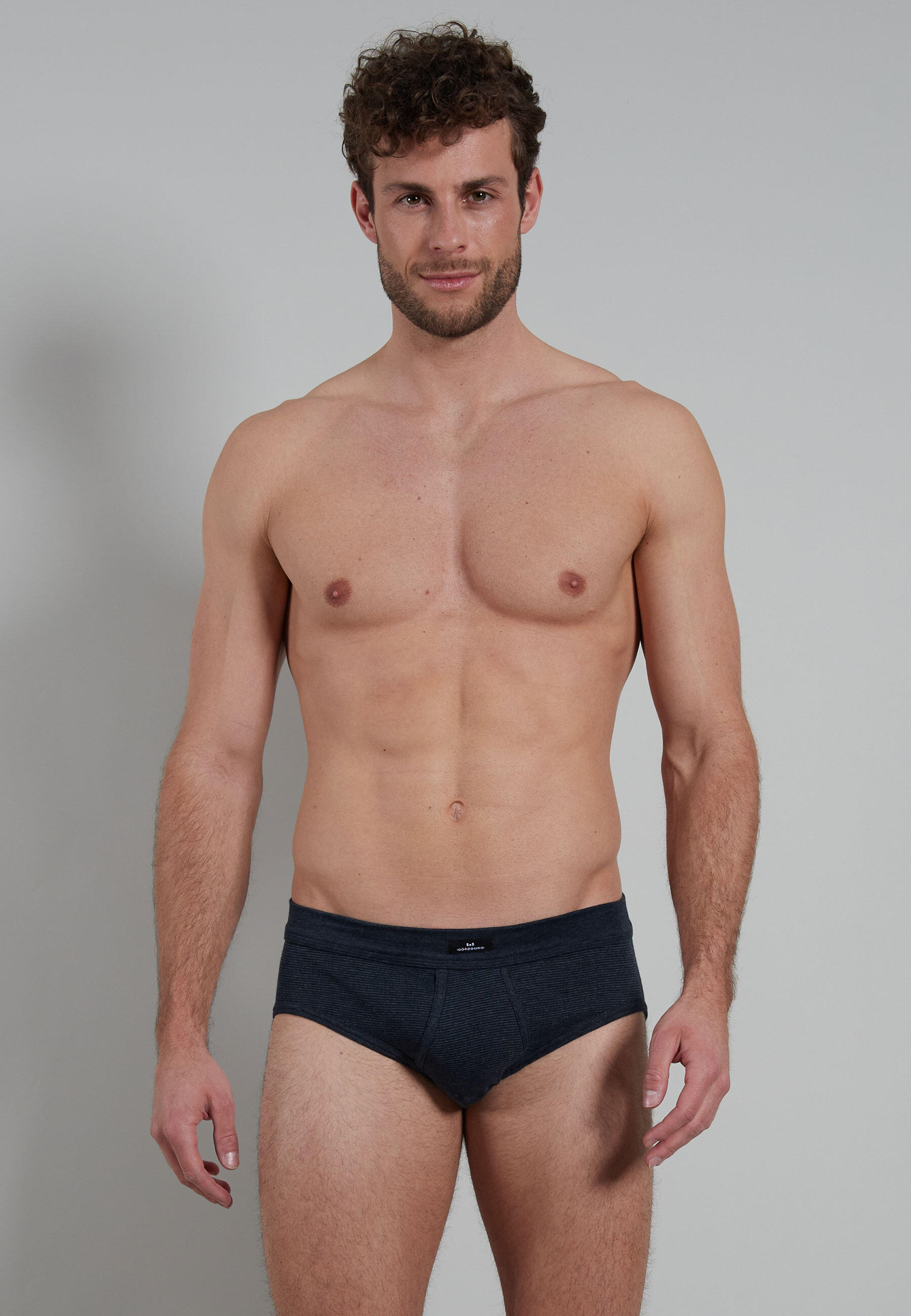 götzburg bodywear - Wäsche Männlich blau-mittel-ringel - Gr. - 6 von götzburg bodywear