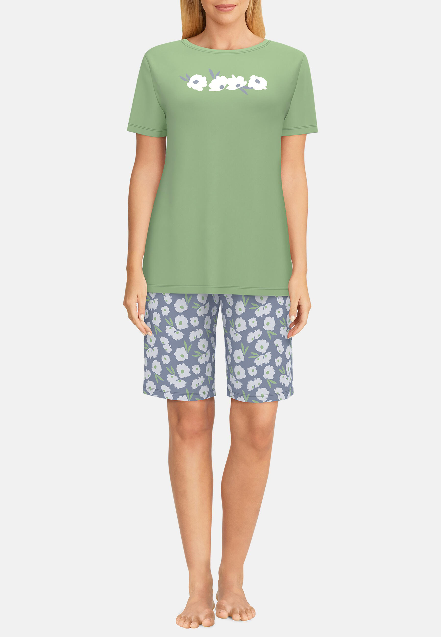 götzburg bodywear - Wäsche Weiblich grün-mittel-allover - Gr. - 48 von götzburg bodywear