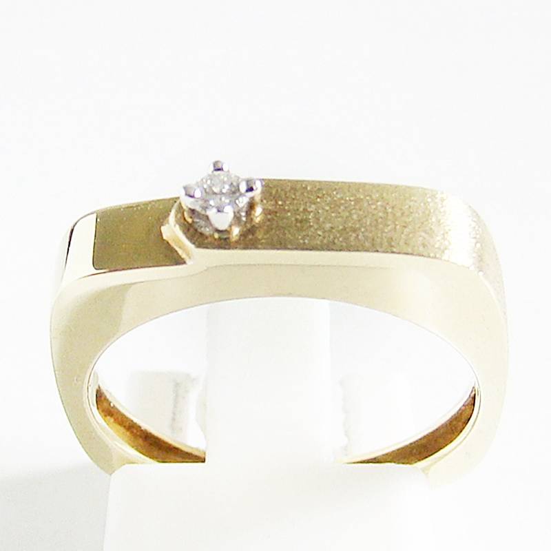 Ring Gold 585Er Brillant 14 Kt Memory Edelstein Damen Vintage Ehering Abzgl. 25% Rabatt von goldboerseonline