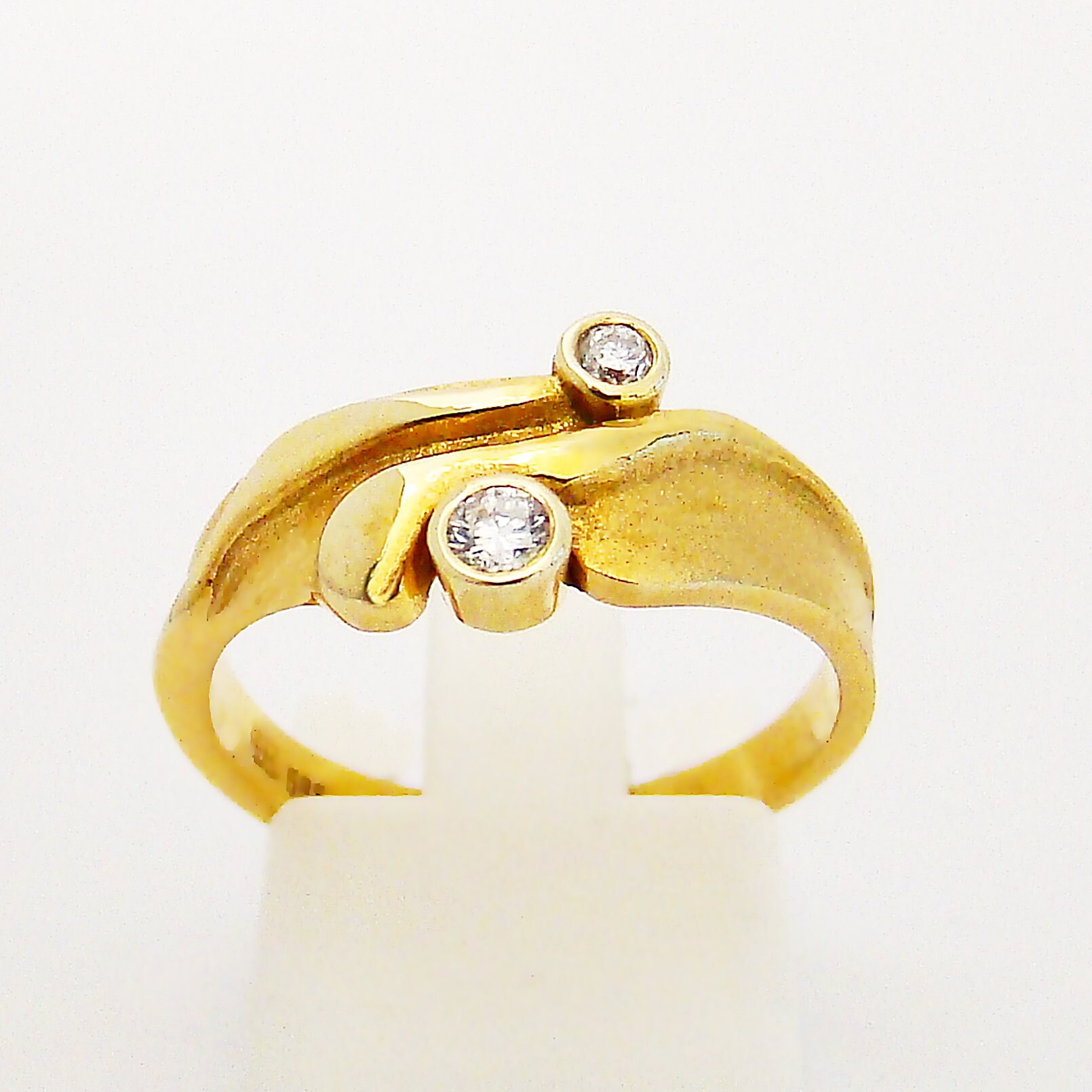 Ring Gold 585Er Brillanten 14 Kt Edelstein Diamanten Damen Topwesselton von goldboerseonline