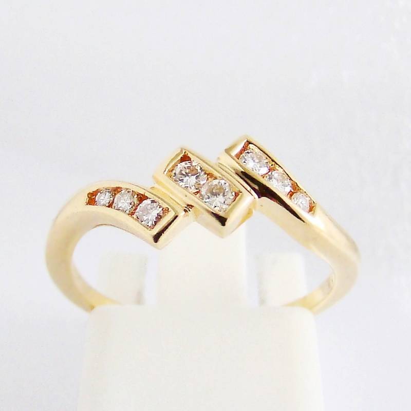 Ring Gold 750Er Brillanten 18 Kt Goldschmuck Edelsteine Vintage Ring Gold 750Er Brillanten 18 Kt Goldschmuck Edelsteine Vintage von goldboerseonline