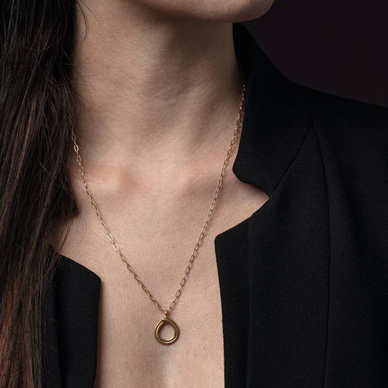 Aurora Anhänger Halskette, Handgefertigte Halskette Erhältlich in Messing, Sterling Silber, 14 Karat Gold Vermeil Oder 10 An Einer Kette von goldeluxe