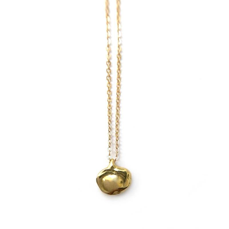 Anhänger Wolke // Handgefertigte Halskette Erhältlich in Messing, Sterling Silber, 14K Gold Vermeil Oder 10K von goldeluxe