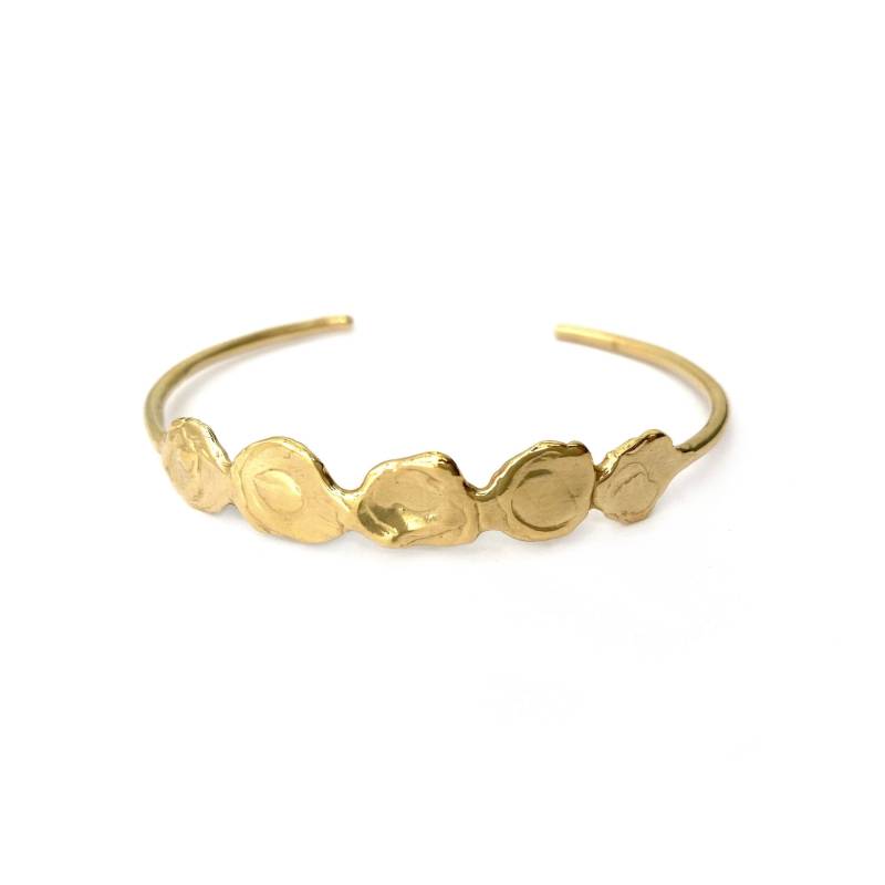Vision Armreif // Handgefertigter in Messing, Sterling Silber, 14K Gold Vermeil Oder 10K von goldeluxe