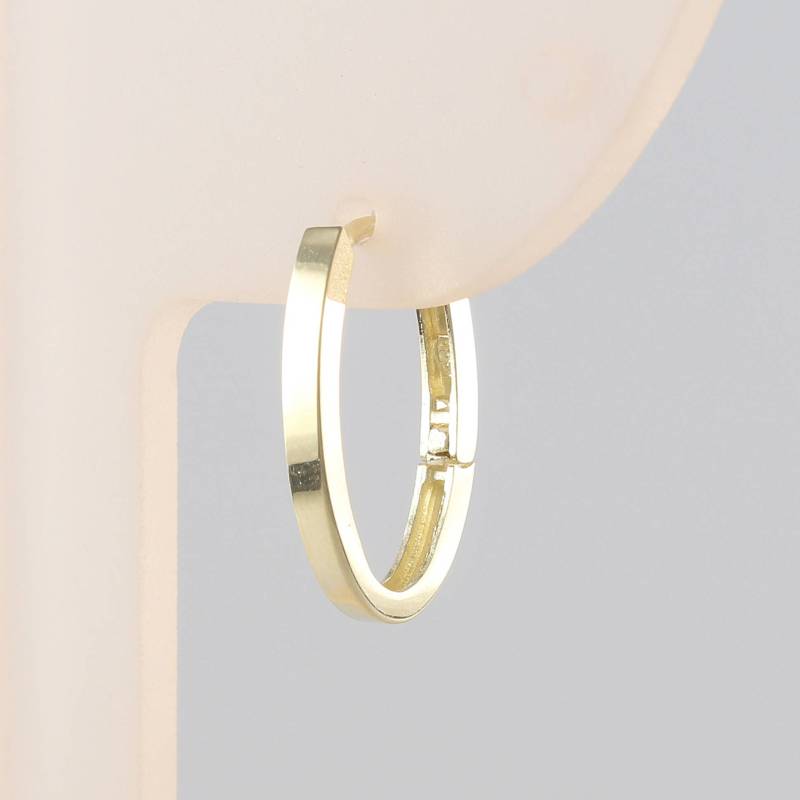 14K Solid Gold Kleine Oval Huggie Klapp Hoop Ohrring, Hoop, Huggie, Me836S 14K Solid Gold Kleine Oval Huggie Klapp Hoop Ohrring, Hoop, Huggie, Me836S von goldengesture