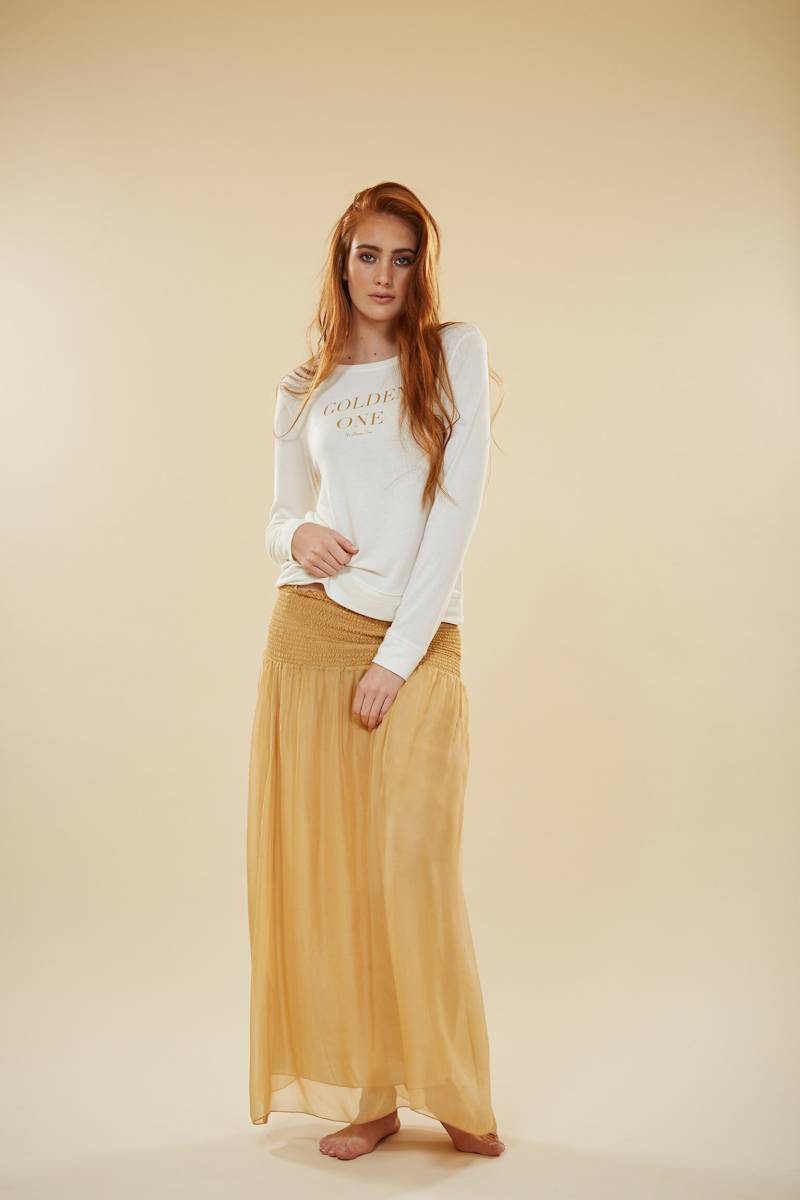 Seidenrock Maxi Oder Midi Kleid. Farn. Strand, Pool, Casual, Anlass von goldenoneclothing