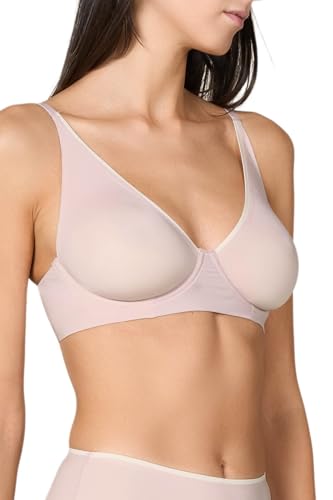 Goldenpoint Damen-Unterwäsche – Oberteil des Unterwäsche-Sets – BH mit Bügel Atena Essential aus Mikrofaser, Rosa, 80D von goldenpoint