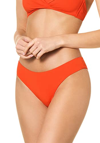 goldenpoint Bikini Damen Badeanzug Slip Felt, Farbe Orange, Größe M von goldenpoint