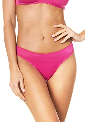 goldenpoint Damen Brazilian-Slip mit Niedriger Taille Zweifarbig, Farbe Rosa, Größe S von goldenpoint