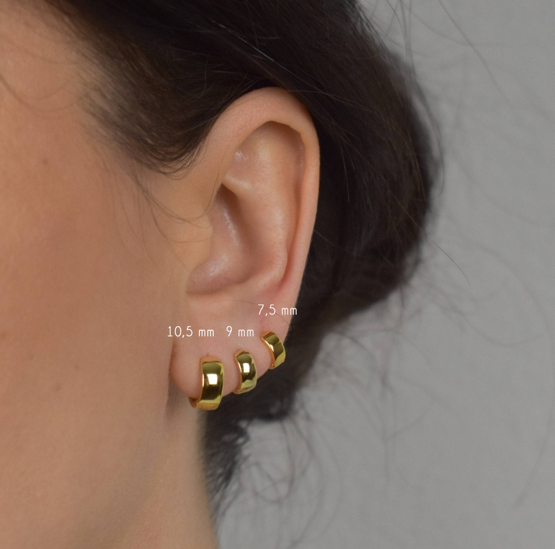 Chunky Hoop Gold Kleine Creole Feiner Ohrring Silber Helix Ohrringe Sterling Für Chunky Hoop Gold Kleine Creole Feiner Ohrring Silber Helix Ohrringe Sterling Für von goldenstrawberryDE