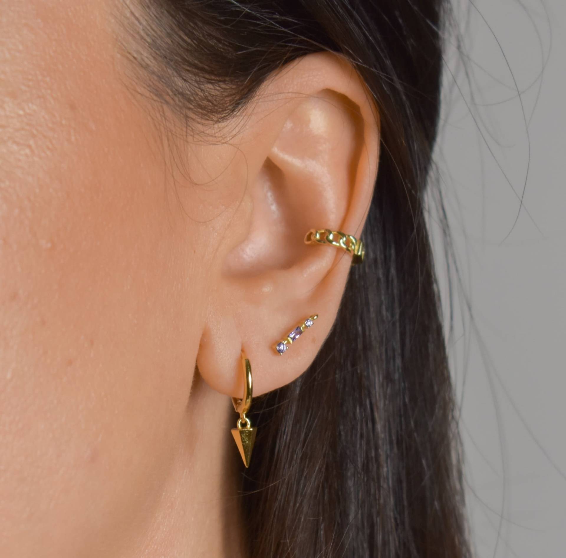 Ohrringe Mit Anhänger Pyramidenförmiger Gold Creole Sterling Silber 925 Minimalistisch Kleine Silber Ohrringe Gold Ohrringe Mit Anhänger Pyramidenförmiger Gold Creole Sterling Silber 925 Minimalistisch Kleine Silber Ohrringe Gold von goldenstrawberryDE