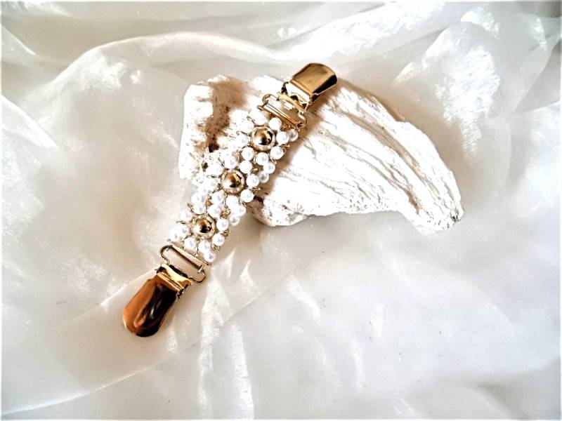 Blusenraffer Mit Schmelzperlen Rosetten, Auch Als Jackenverschluß Für Boleros, Hochzeit, Raffungen Zarter Stoffe, Taille, Art 613351694 von goldknoepfchen