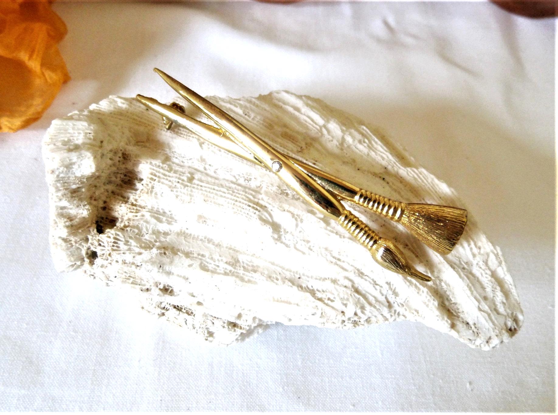 Brosche Spaten, Pinsel Oder Gabel 70Er, Anstecker Für Gärtner, Maler, Künstler, Anstecknadel Koch, Art 613352388 Brosche Spaten, Pinsel Oder Gabel 70Er, Anstecker Für Gärtner, Maler, Künstler, Anstecknadel Koch, Art 613352388 von goldknoepfchen
