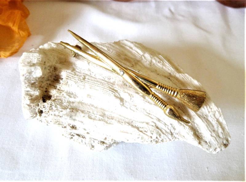 Brosche Spaten, Pinsel Oder Gabel 70Er, Anstecker Für Gärtner, Maler, Künstler, Anstecknadel Koch, Art 613352388 Brosche Spaten, Pinsel Oder Gabel 70Er, Anstecker Für Gärtner, Maler, Künstler, Anstecknadel Koch, Art 613352388 von goldknoepfchen