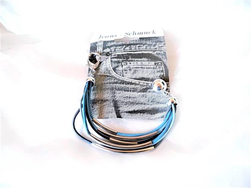 Jeansschmuck Aus Leder/Metall 80Er Jahre, Geschenk Unisex, Pin/Karabiner Für Hosen Und Jacken, Extravaganter Seltener Schmuck, Art 627193323 von goldknoepfchen