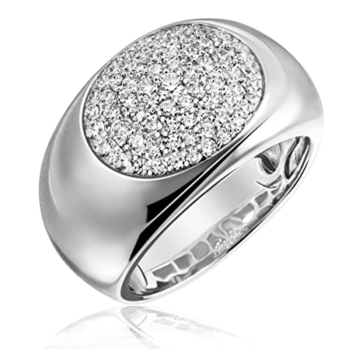 goldmaid Damen Ring 925 Sterlingsilber 55 Zirkonia weiß (64) von goldmaid