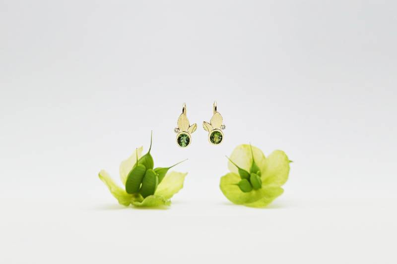 Goldohrhänger Mit Turmalinen & Brillanten Goldohrhänger Mit Turmalinen & Brillanten von goldmondStuttgart
