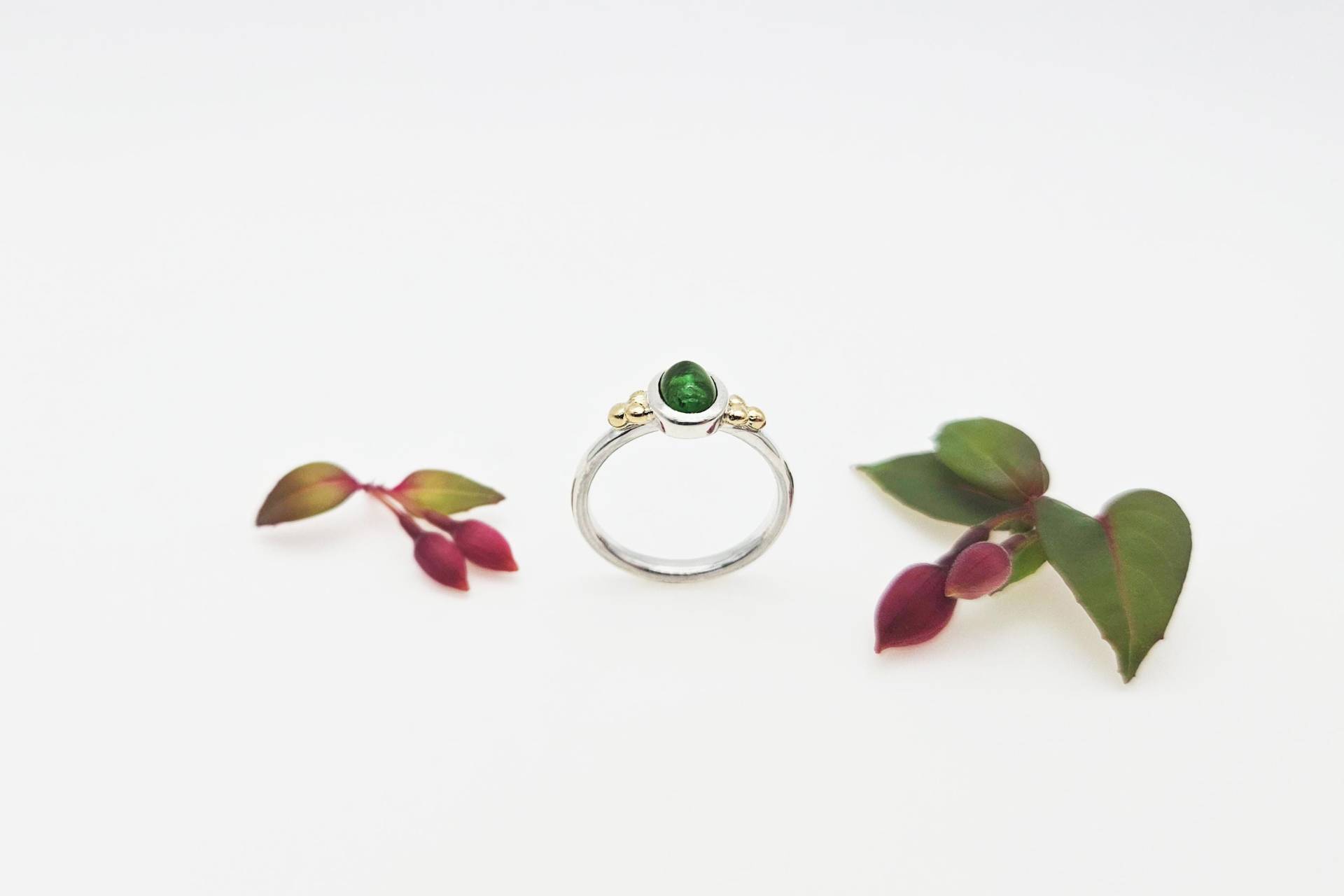 Silberring Mit Turmalin von goldmondStuttgart