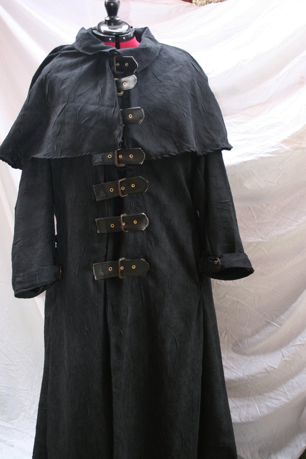 Van Helsing Stil Knöchellänge Schwarzer Mantel. Auf Maß Gefertigt Van Helsing Stil Knöchellänge Schwarzer Mantel. Auf Maß Gefertigt von goodfairybadfairy