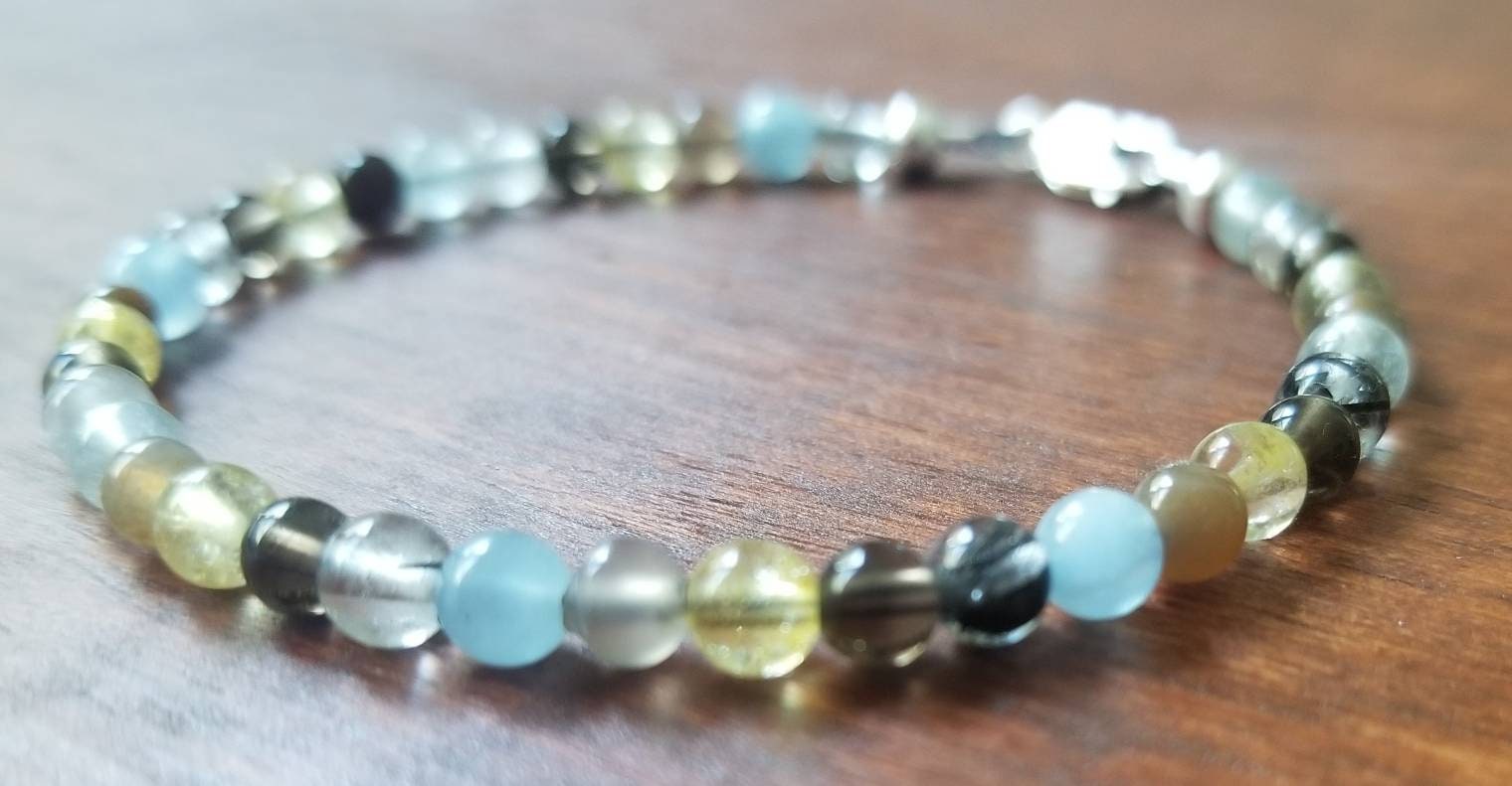 Letting Go Armband, Positive Vibrationen Energie Karma Meditation Heilung Heilsteine von goodkarmanyc