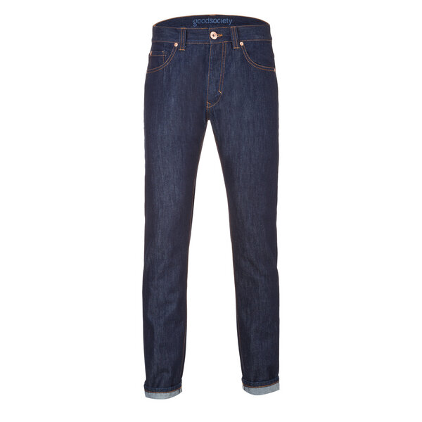 goodsociety Mens Slim Straight Jeans Raw One Wash von goodsociety